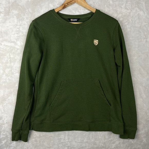 Noble Equestrian Stable Ready Women's Medium Sweatshirt Size Small Rifle Green - Picture 2 of 11